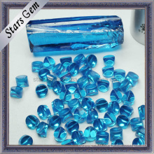 Low Price Aqua Blue CZ Rough / Raw Material, Zircon cubique rugueux
